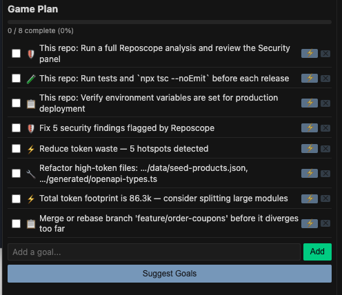 AI Game Plan — persistent context across AI sessions